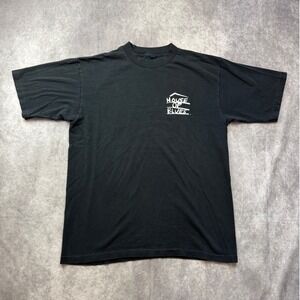 Vintage House of Blues New Orleans Single Stitch T-Shirt Mens XL Black Graphic